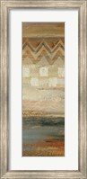 Framed Siena Geometric Panel II