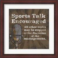 Framed Sports Talk I