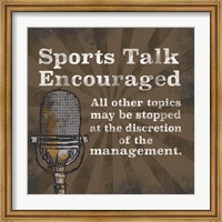 Framed Sports Talk I
