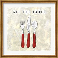 Framed Kitchen Utensils III