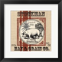 Organic Farm I Framed Print