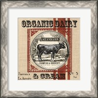 Framed 'Organic Farm III' border=