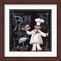 Framed Chalkboard Chefs II