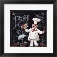 Chalkboard Chefs II Framed Print