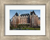 Framed Fairmont Empress Hotel, Victoria, Vancouver Island, British Columbia, Canada