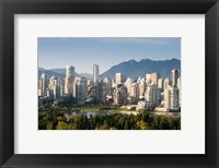 Framed Skyline of Vancouver, British Columbia, Canada