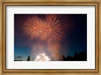 Framed British Columbia, Victoria, Fireworks Show