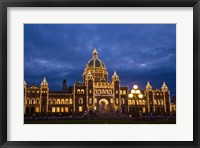 Framed British Columbia, Victoria, Parliament Building