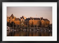 Framed Inner Harbor, Victoria, British Columbia, Canada