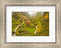 Framed Sunken Garden, Butchart Gardens, Victoria, BC