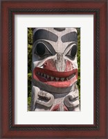 Framed Totem Pole, Queen Charlotte Islands, Canada
