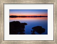 Framed Canada, BC, Salt Spring Island, Beddis Beach Dawn