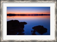 Framed Canada, BC, Salt Spring Island, Beddis Beach Dawn