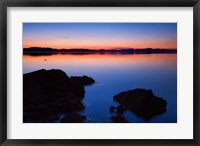 Framed Canada, BC, Salt Spring Island, Beddis Beach Dawn