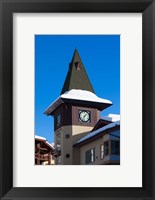 Framed British Columbia, Sun Peaks Resort, clock tower