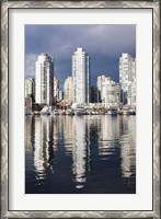 Framed Buildings along False Creek, Vancouver, British Columbia, Canada