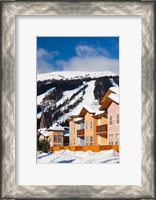 Framed Ski lodges, Sun Peaks Resort, Sun Peaks, British Columbia, Canada