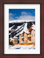 Framed Ski lodges, Sun Peaks Resort, Sun Peaks, British Columbia, Canada