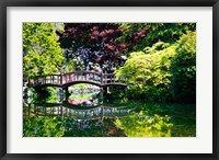 Framed British Columbia, Vancouver, Hately Gardens bridge