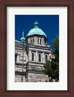 Framed British Columbia, Victoria, Close Up of Parliament Building