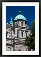 Framed British Columbia, Victoria, Close Up of Parliament Building