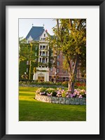 Framed British Columbia, Victoria, Empress Hotel Gardens