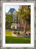 Framed British Columbia, Victoria, Empress Hotel Gardens