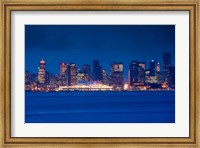 Framed City view form North Vancouver, British Columbia, Canada