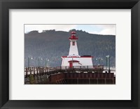 Framed Lighthouse, Port Alberni, Harbor Quay Marina, Vancouver Island, British Columbia, Canada