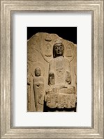 Framed Buddha statue c. 550-577 AD, Shanghai, China