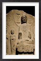 Framed Buddha statue c. 550-577 AD, Shanghai, China