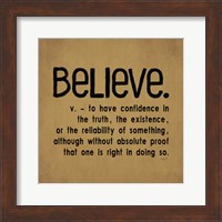 Framed Definitions-Believe I