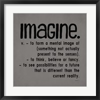 Framed Definitions-Imagine IV