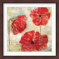 Framed Poppy Passion II