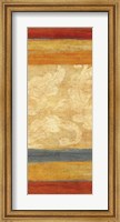 Framed Tapestry Stripe Panel I