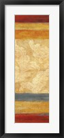 Framed Tapestry Stripe Panel II