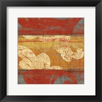 Framed Tapestry Stripe Square I