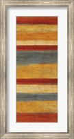 Framed Abstract Stripe Panels I