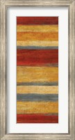 Framed Abstract Stripe Panels II