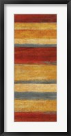 Framed Abstract Stripe Panels II