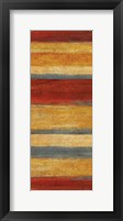 Abstract Stripe Panels II Framed Print