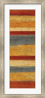 Framed Abstract Stripe Panels I