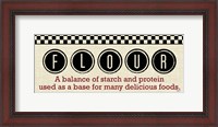 Framed Checkered Kitchen Sign II