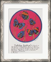 Framed Callithea Saphhira