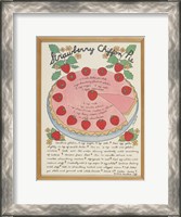 Framed Strawberry Chiffon Pie