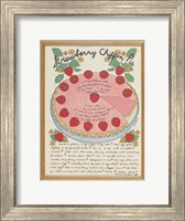 Framed Strawberry Chiffon Pie