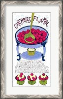 Framed Cherries Flambe