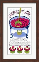 Framed Cherries Flambe