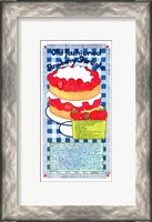 Framed Old Fashioned Strawberry Shortcake