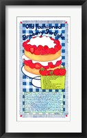 Framed Old Fashioned Strawberry Shortcake